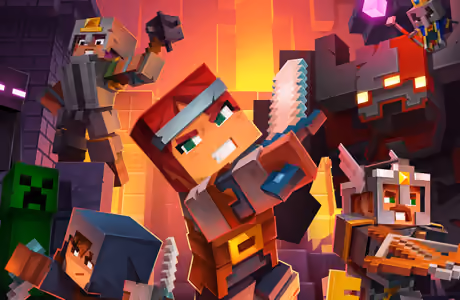 Games wallpapers: Minecraft, dungeon, battle, monster