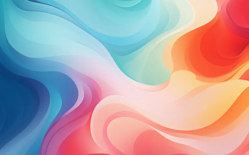 Colorful Abstract Fluid Shapes — desktop and phone wallpaper, free download