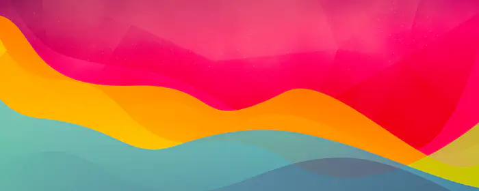 UltraWide 32:9 creativity wallpapers (3840x1080): waves, gradient, layers, arrangement