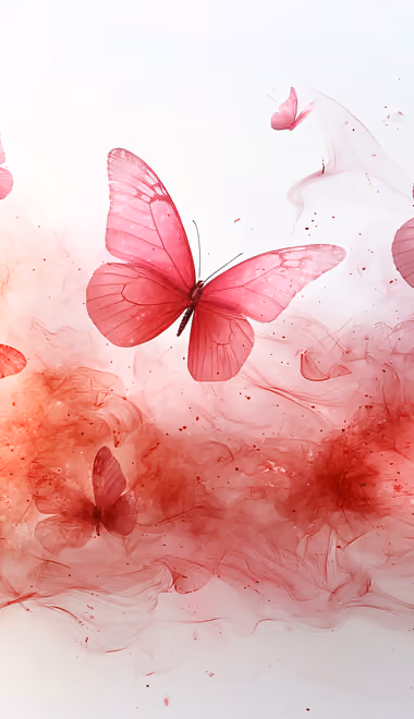 Pattern Wallpapers for Samsung Galaxy A11/A20e/A20/M11, Xiaomi Redmi 9A/9C, POCO C40 (720x1560): butterfly, smoke, pastel, flight