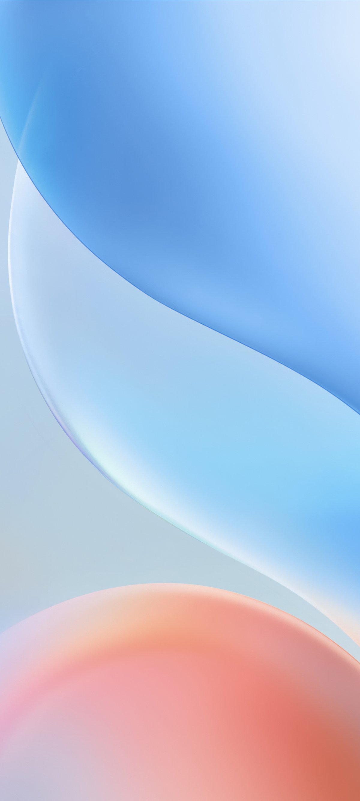 Smooth blue lines - Wallpapers for Xiaomi 15 in 1200x2670 resolution