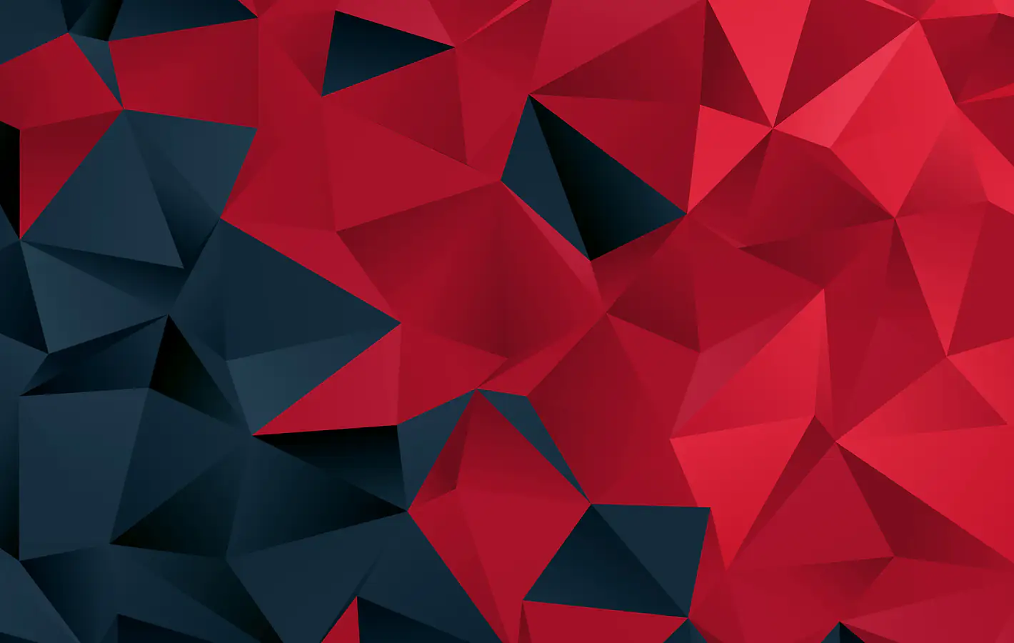Low poly в красном и сером цвете — обои на рабочий стол и телефон