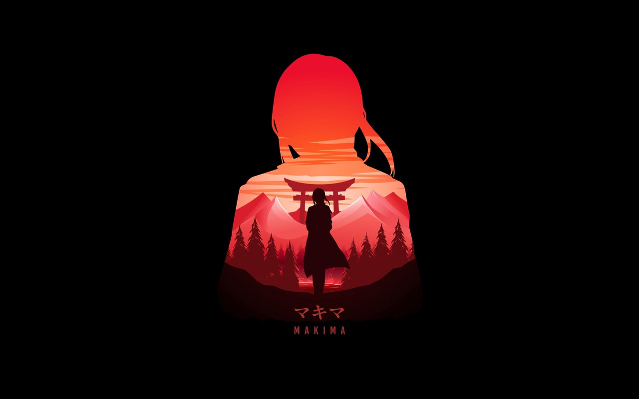 Minimalistic Makima - WXGA_1280 wallpapers in 1280x800 resolution
