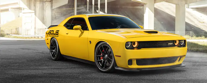 UltraWide 32:9 обои Dodge (3840x1080): Dodge Challenger, маслкар, мост, купе
