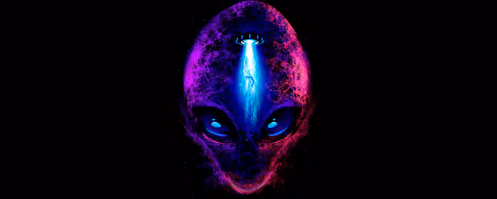 UltraWide 21:9 wallpapers (3440x1440): alien, UFO, neon, extraterrestrial