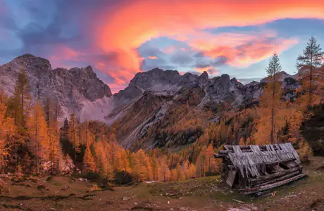 Nature wallpapers: mountains, forest, sunset, autumn