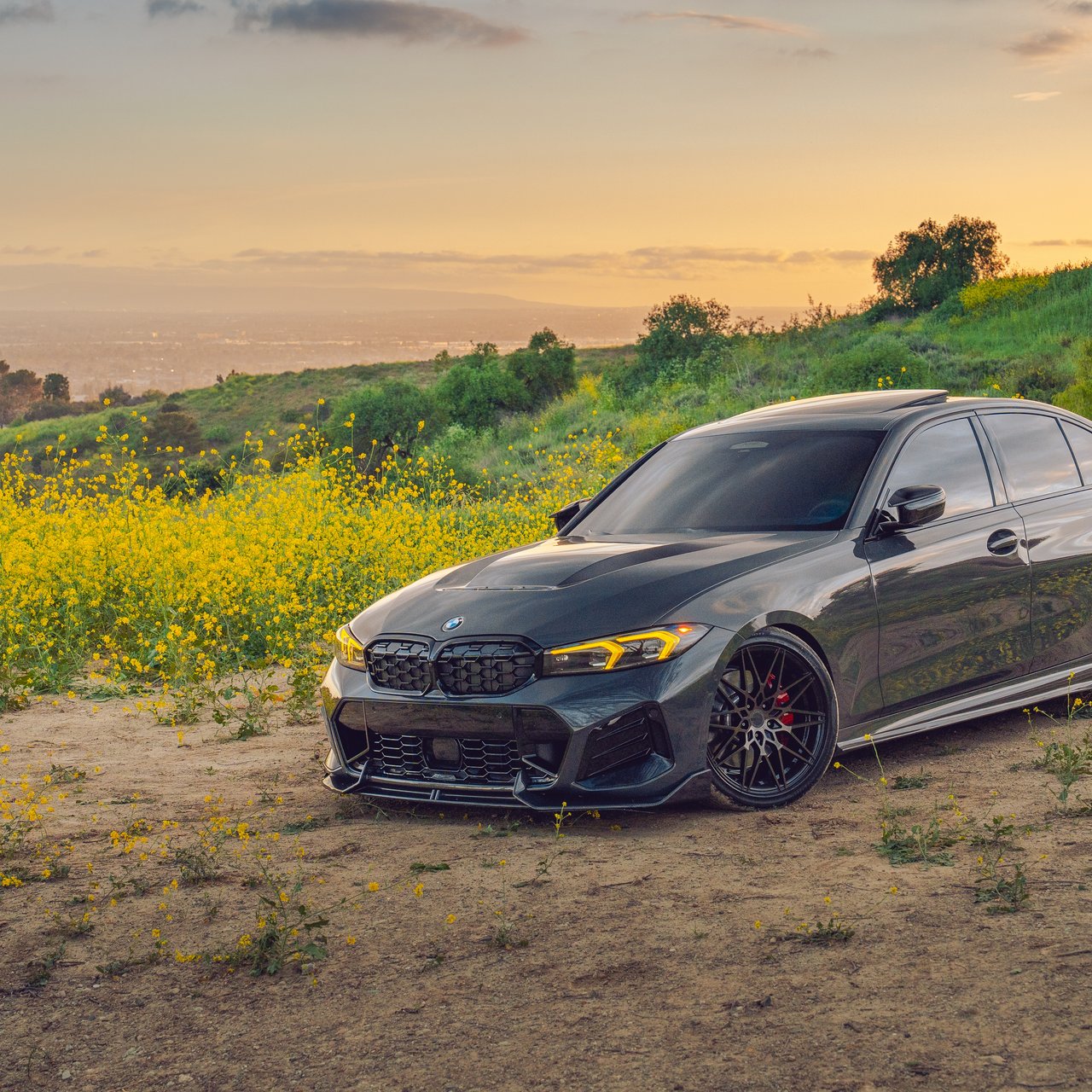 Tuned BMW M3 G80 - Wallpapers for Lenovo, Huawei in 1280x1280 resolution