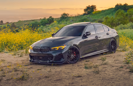 Field Wallpapers: BMW M3, sedan, body kit, carbon fiber