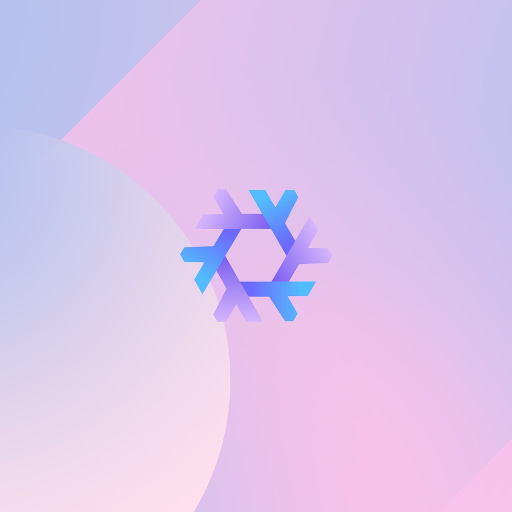 Linux NixOS snowflake logo - Wallpapers for Apple iPad 1 in 1024x1024 resolution
