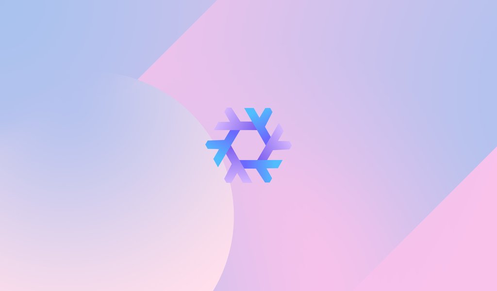 Linux NixOS snowflake logo - WSVGA wallpapers in 1024x600 resolution