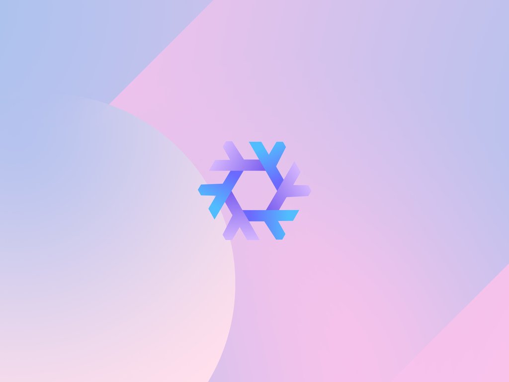 Linux NixOS snowflake logo - XVGA wallpapers in 1024x768 resolution