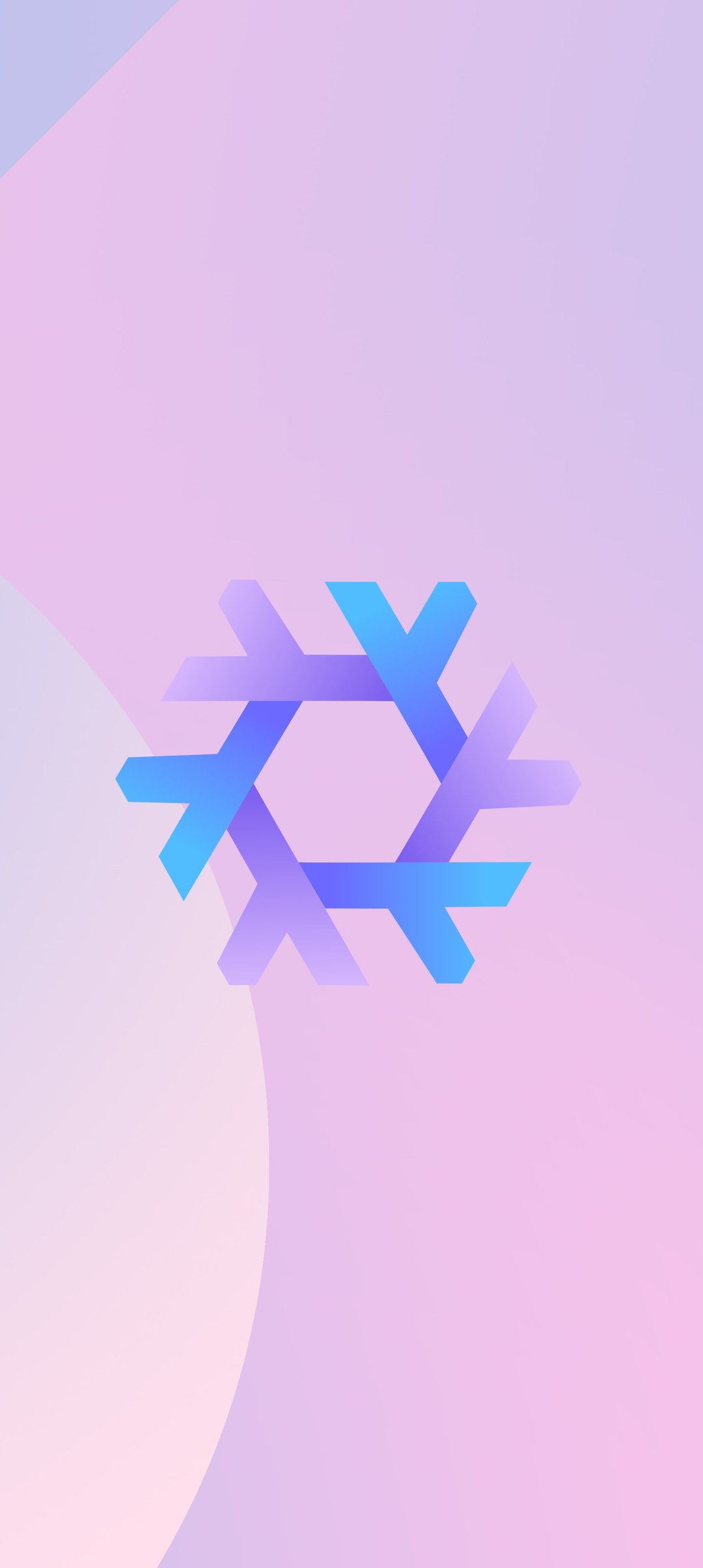 Linux NixOS snowflake logo - Wallpapers for Samsung Galaxy A13/A14/A53, Realme 12 Pro 5G, POCO M5 in 1080x2408 resolution