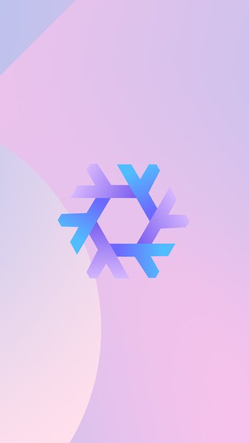 Linux NixOS snowflake logo - Wallpapers for Nokia, Samsung in 360x640 resolution