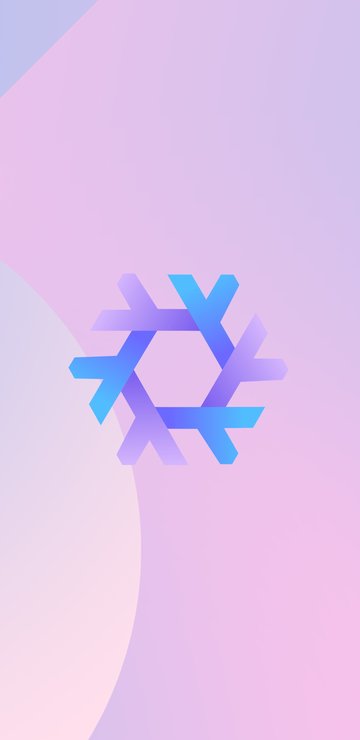 Linux NixOS snowflake logo - Wallpapers for Samsung in 360x740 resolution