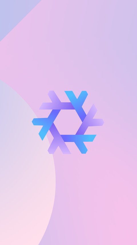 Linux NixOS snowflake logo - Wallpapers for LG/ASUS in 480x854 resolution
