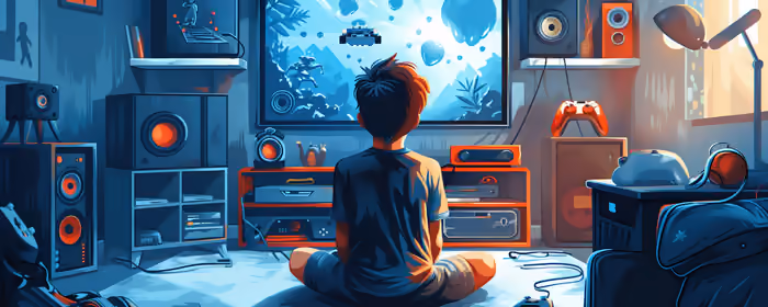 Technology wallpapers: gaming, child, room, gamepad