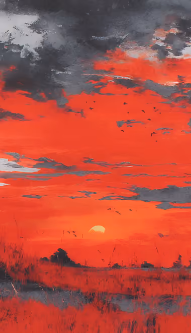 Wallpapers for iPhone 13 Pro Max/12 Pro Max/14 Plus (1284x2778): sunset, grass, sky, man