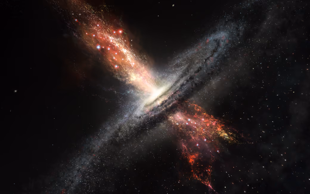 Supermassive black hole — desktop and phone wallpaper, free download