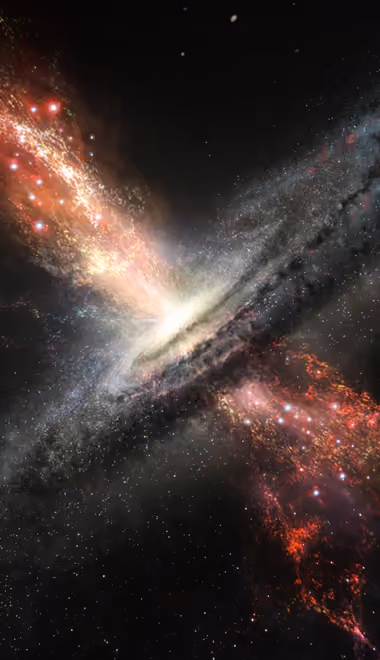 Space wallpapers: black hole, accretion disk, galaxy, energy