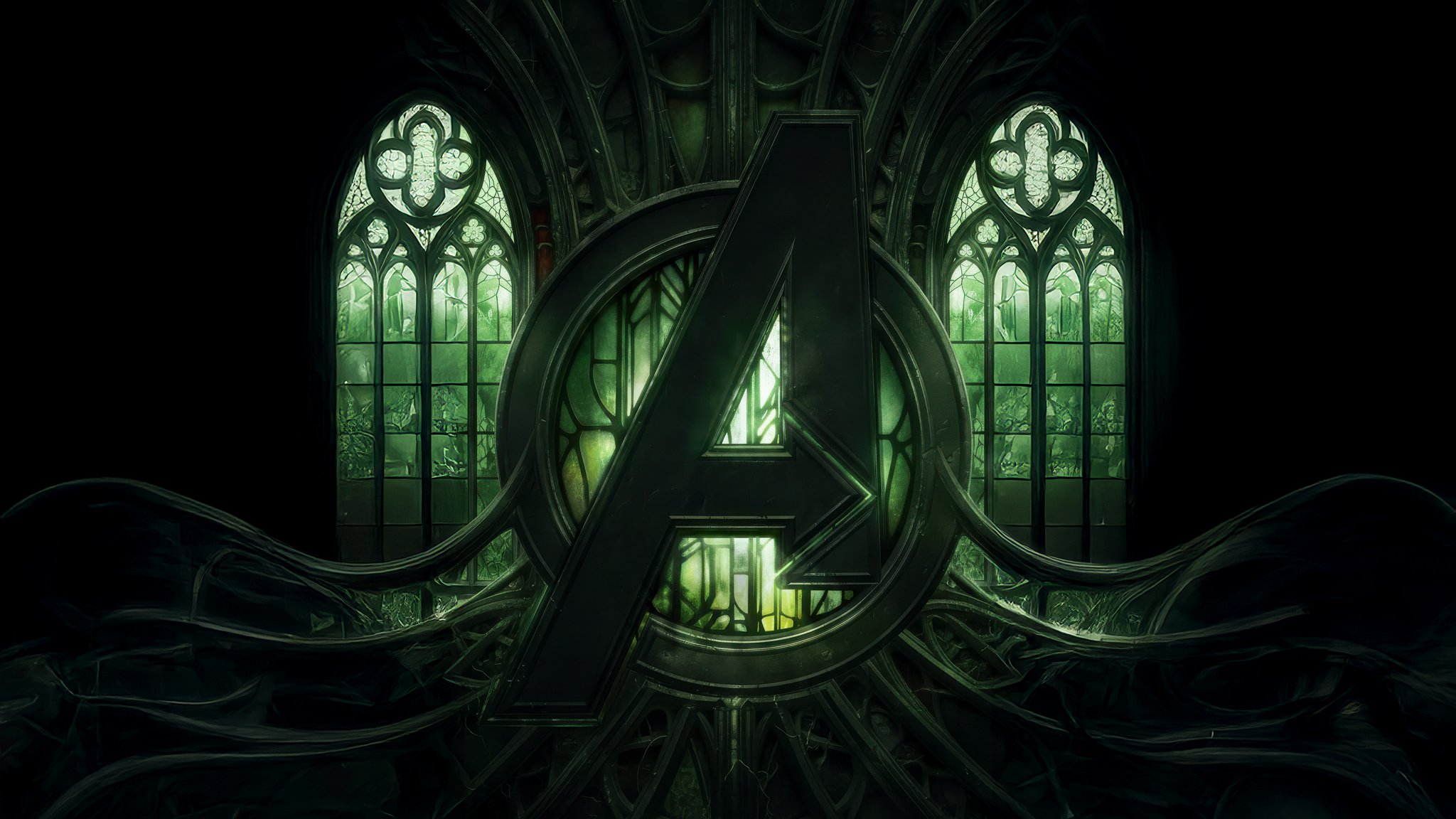 Avengers: Doomsdaylogo - QWXGA wallpapers in 2048x1152 resolution