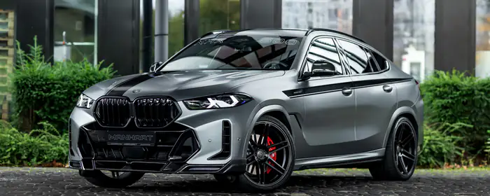 UltraWide 21:9 обои Manhart (2560x1080): BMW X6M, Manhart, обвес, карбон