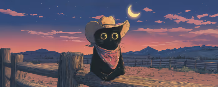 UltraWide 21:9 Western wallpapers (3440x1440): cat, cowboy, western, desert
