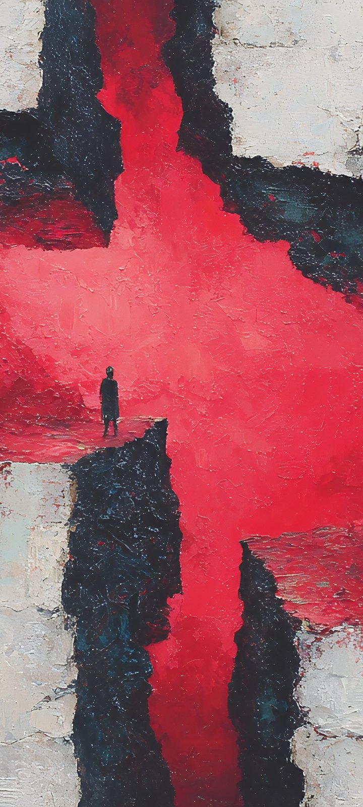Blood-red rift - Wallpapers for Xiaomi Redmi 10C/C40/C51, Samsung Galaxy A12/A02s/A03/M12 in 720x1600 resolution
