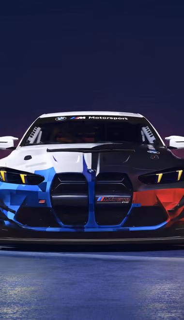 Обои машины: BMW M4, гоночный автомобиль, автоспорт, карбон