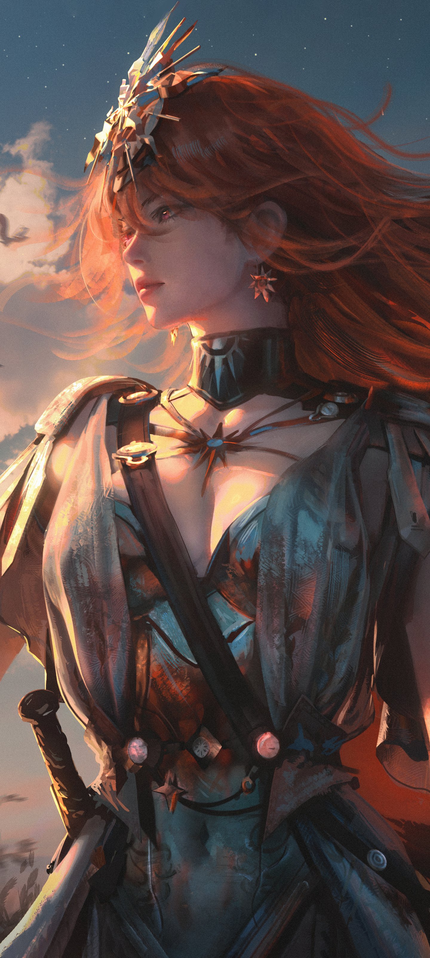 Augusta from Wuthering Waves - Wallpapers for Xiaomi 13 Ultra/14 Ultra/15 Ultra/17 Pro Max, Samsung Galaxy S20/S20 Ultra/S21 Ultra in 1440x3200 resolution