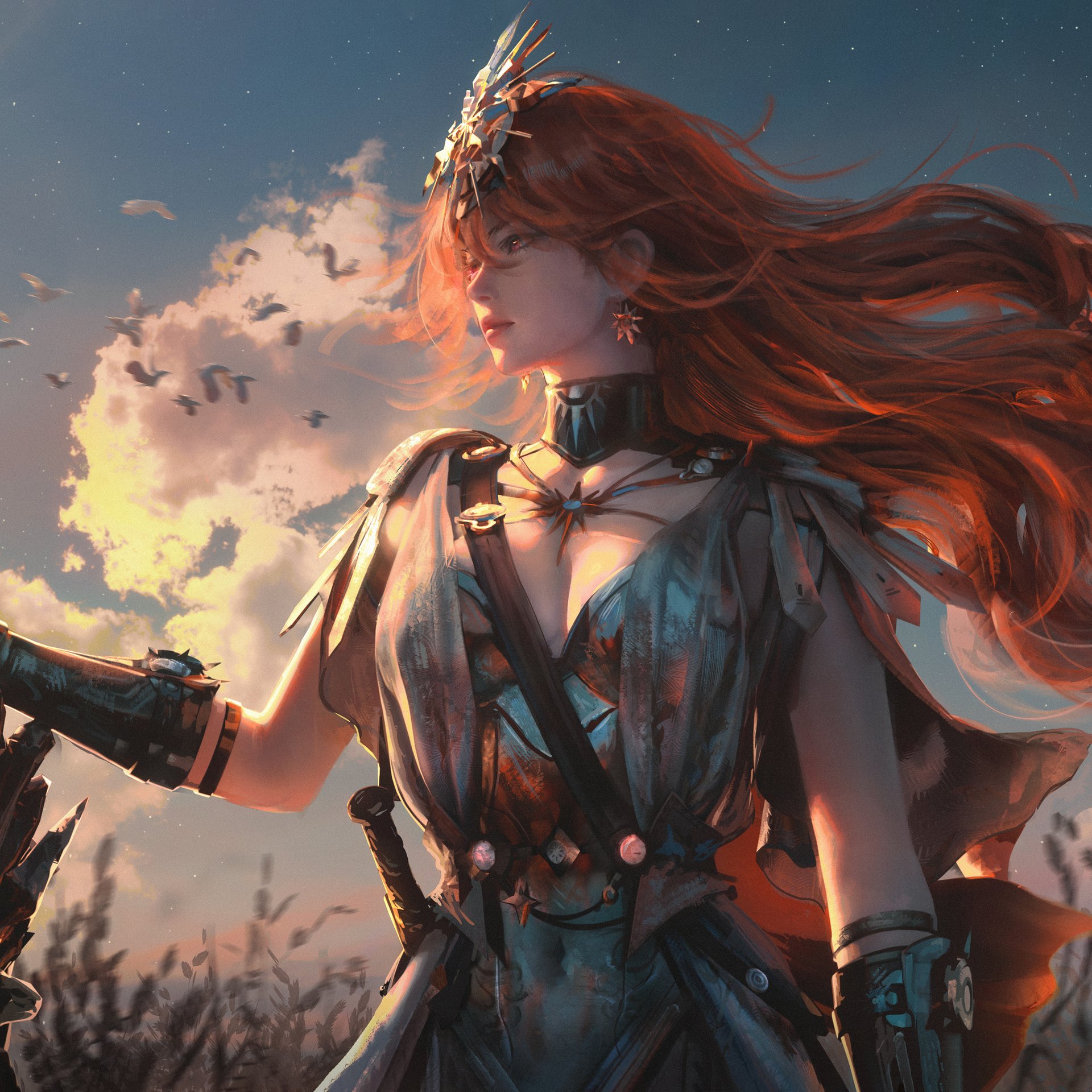 Augusta from Wuthering Waves - Wallpapers for Samsung Galaxy Tab in 1920x1920 resolution