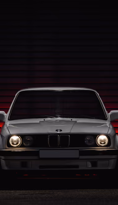 Vintage Wallpapers for Samsung Galaxy A03s, Xiaomi Redmi 7A, POCO C3 (720x1440): BMW 3, vintage, sedan, night
