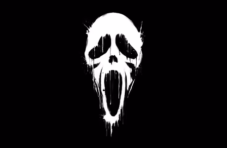 Ghost Wallpapers for Apple iPad 1 (1024x1024): ghostface, mask, horror, minimalism