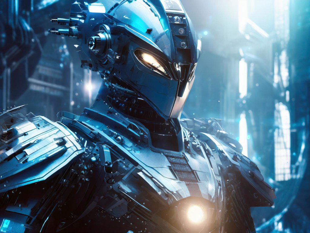 Futuristic Guardian Robot - XVGA wallpapers in 1024x768 resolution