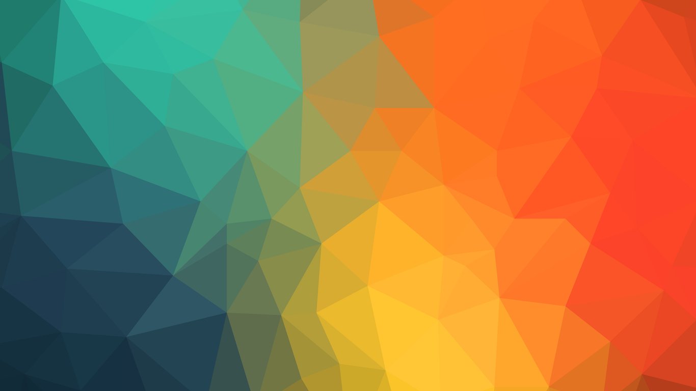 Low poly gradient green red - Laptop Wallpapers in 1366x768 resolution