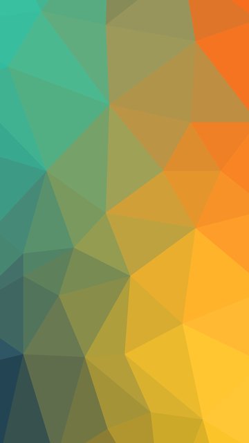 Low poly gradient green red - Wallpapers for Nokia, Samsung in 360x640 resolution