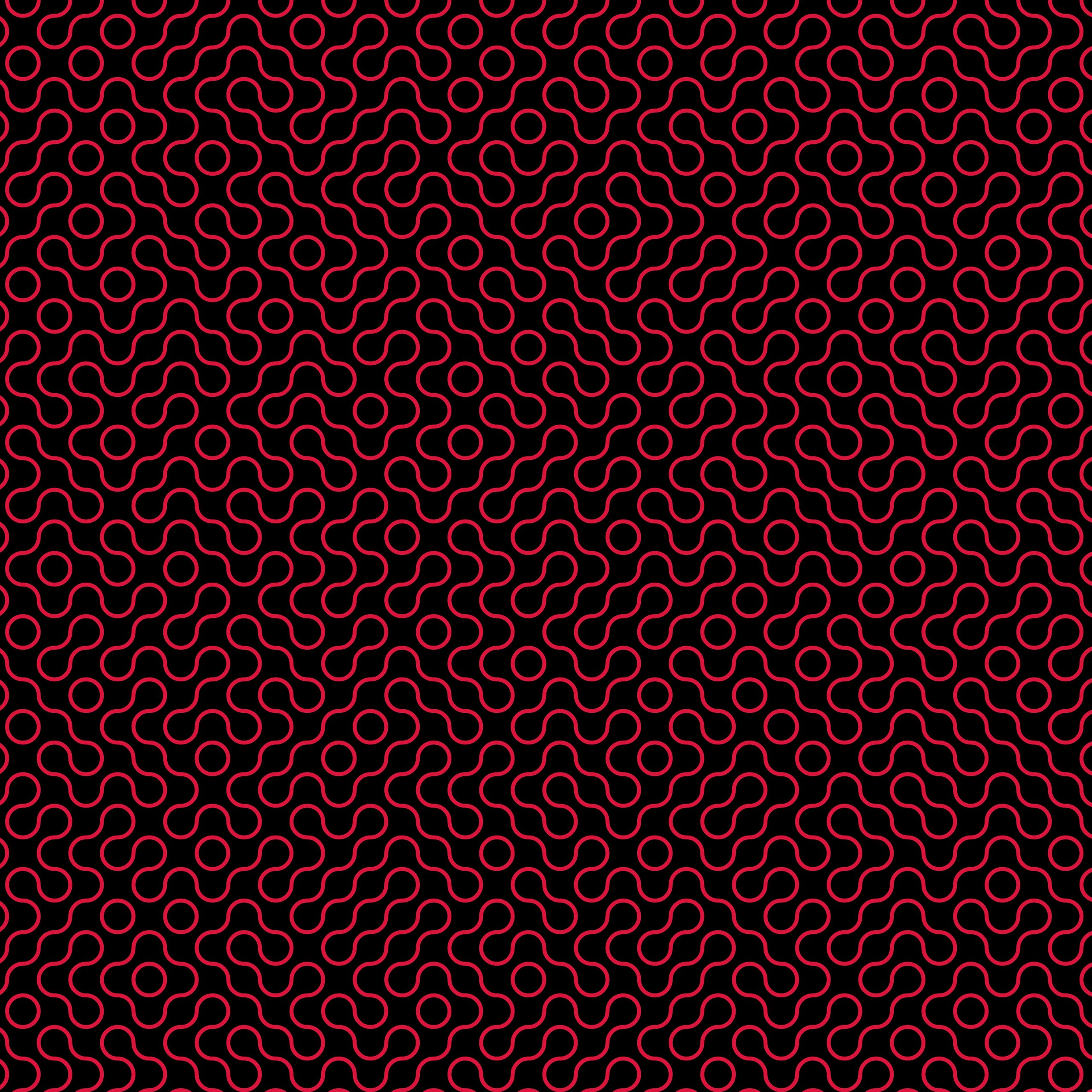 Red curving network pattern on black - Wallpapers for Samsung Galaxy Tab S9 FE+/Tab S11, Xiaomi Pad 5, Redmi Pad 2 Pro, POCO Pad in 2560x2560 resolution