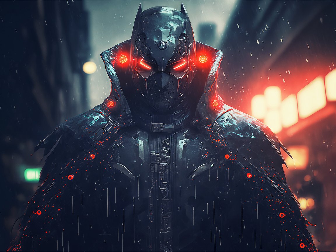 Futuristic Batman Robot - XGA+ wallpapers in 1152x864 resolution