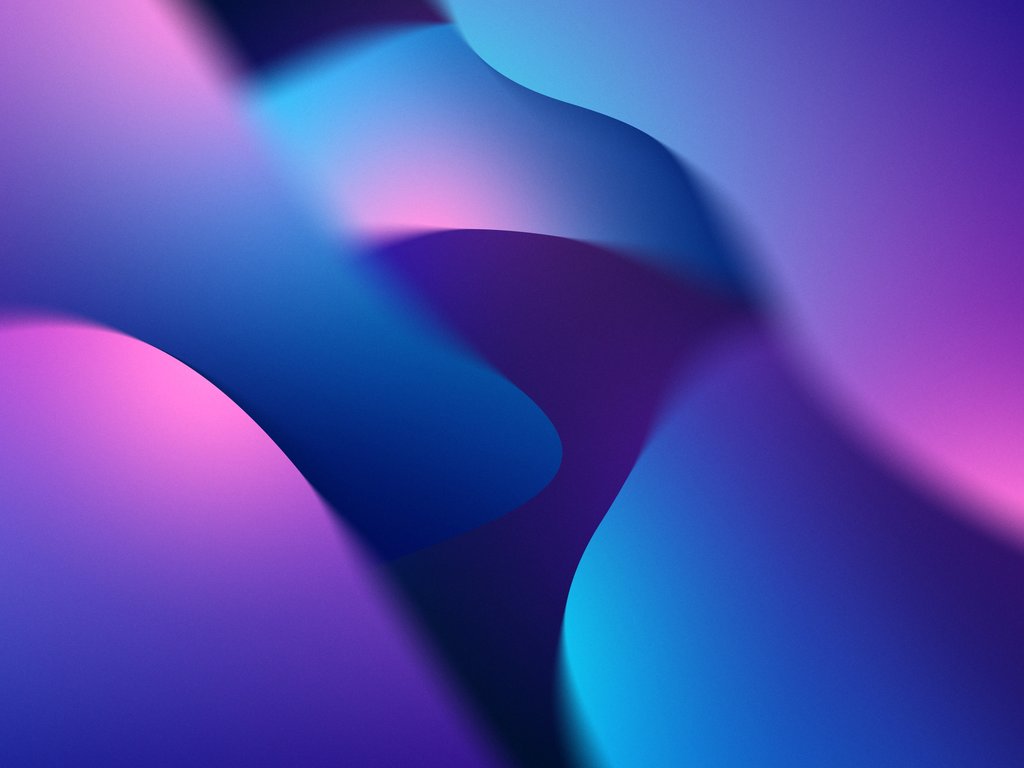 Abstract smooth flowing shapes - XVGA wallpapers in 1024x768 resolution
