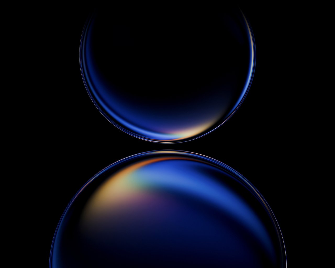 Two luminous transparent balls - SXGA wallpapers in 1280x1024 resolution