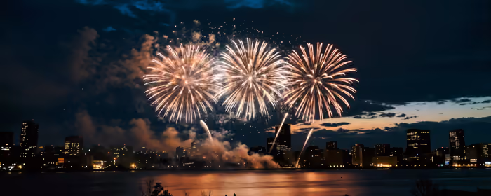 Celebrations wallpapers: firework, night, skyline, cityscape