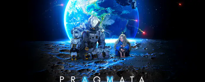 UltraWide 21:9 обои ребёнок (2560x1080): Pragmata, Диана, робот, Луна