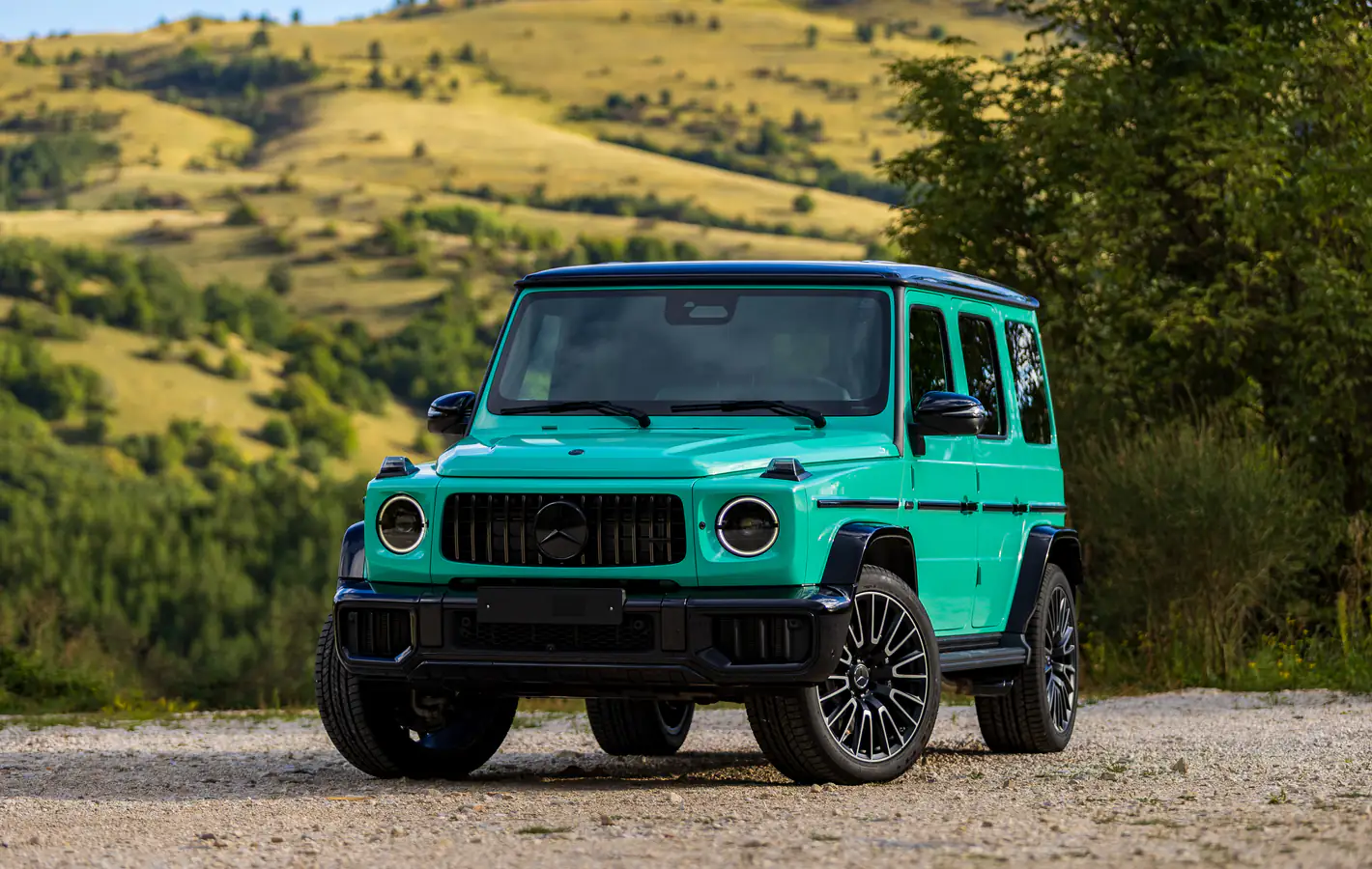 Mercedes-Benz G 63 AMG front view — desktop and phone wallpaper, free download