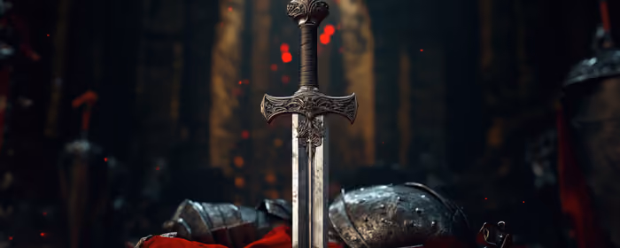 UltraWide 32:9 обои средневековье (3840x1080): средневековье, меч, броня, реликвия