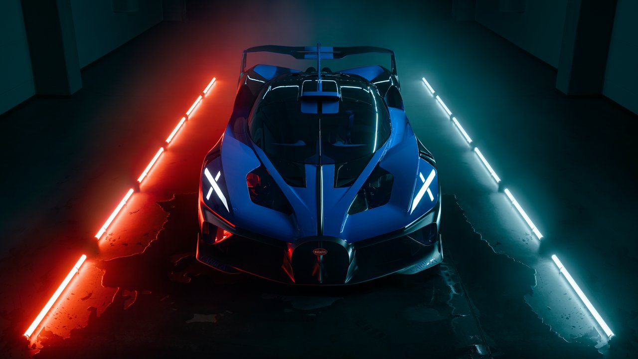 Bugatti Bolide front view - HDV 720p wallpapers in 1280x720 resolution