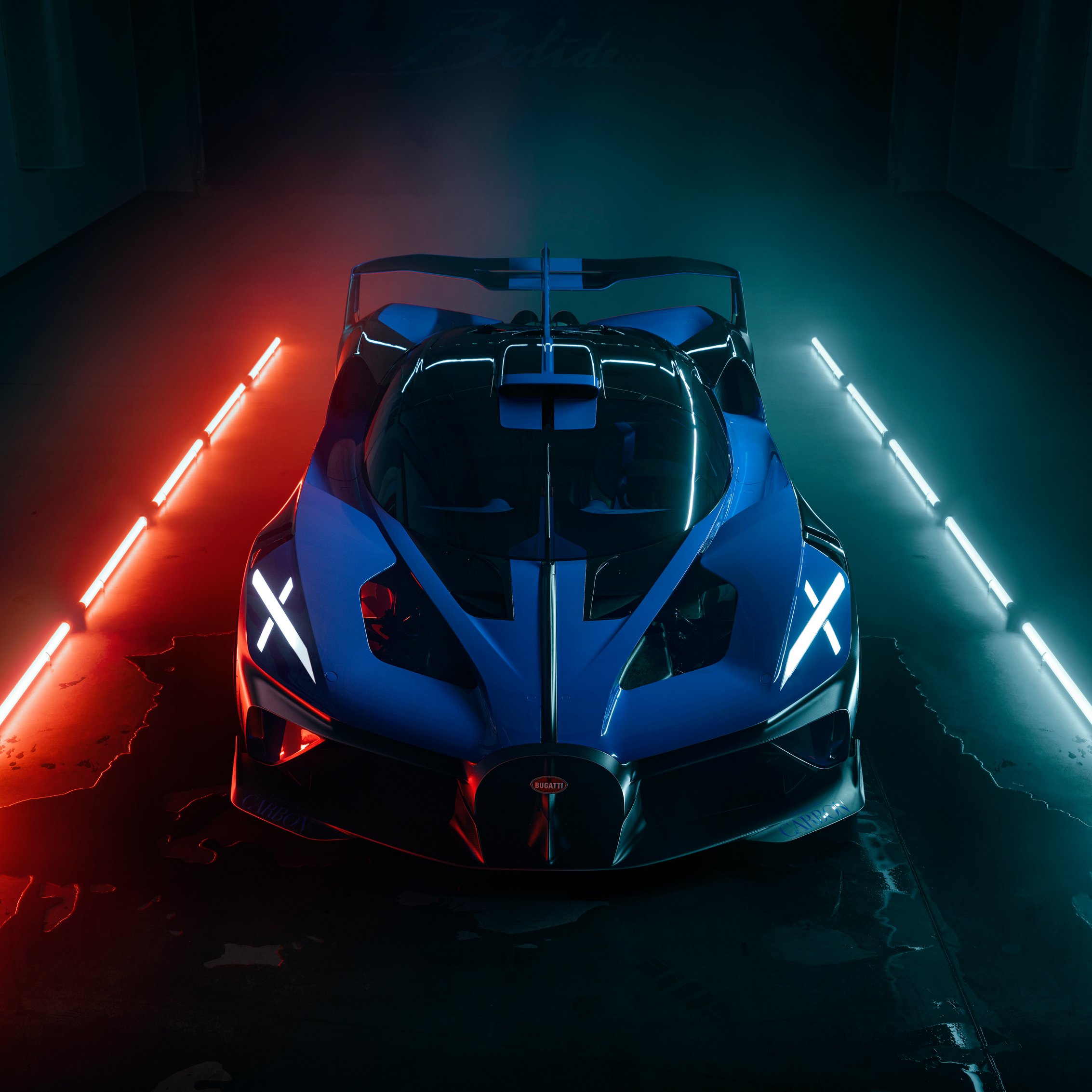 Bugatti Bolide front view - Wallpapers for iPad mini 8.3″ in 2266x2266 resolution