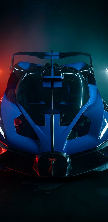 Bugatti Bolide front view - Wallpapers for Samsung in 360x740 resolution