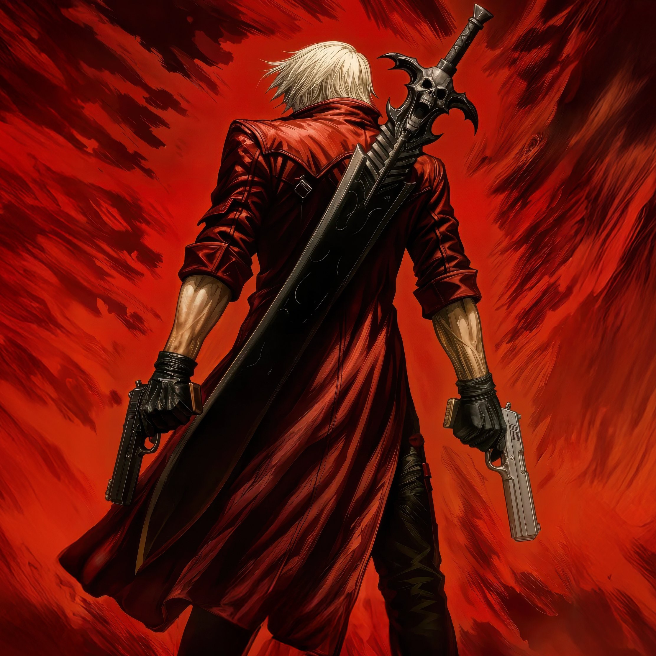 Devil May Cry with sword and guns - Wallpapers for iPad Pro 10.5″ in 2224x2224 resolution