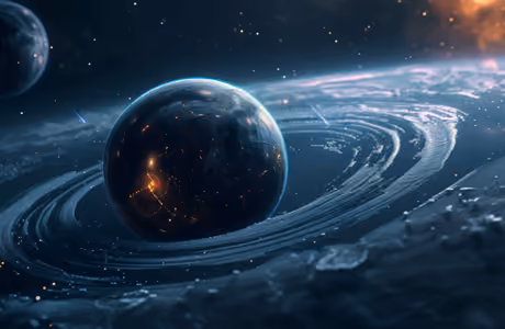 Space wallpapers: planet, orbit, galaxy, universe