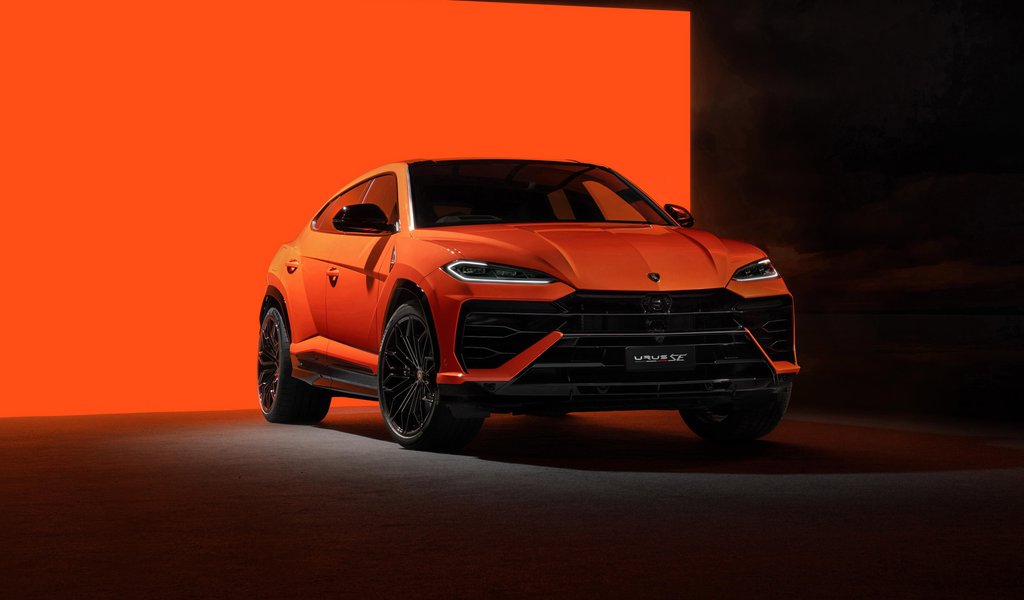 Lamborghini Urus SE front view - WSVGA wallpapers in 1024x600 resolution