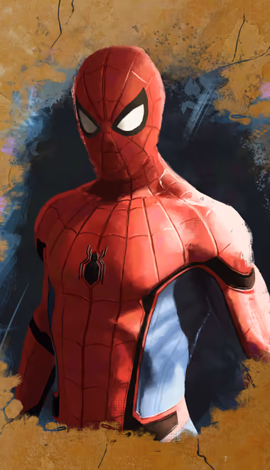 Обои фильмы: Человек-паук, супергерой, Marvel, стена